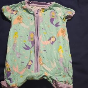 Little sleepies mermaid shortie